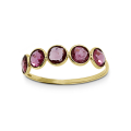 Ring Gold 585 Pink Turmalin 4mm fac