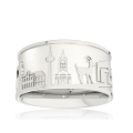 City ring Cologne silver light 10 mm wide