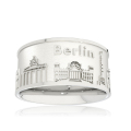 Ring City Berlin silver light 10 mm wide