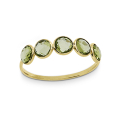 Ring Gold 585 Peridot 4 mm fac