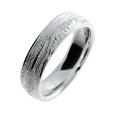 Partner Ring Strandcores Silber hell 6 mm breit