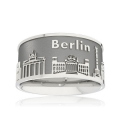 Ring Stadt Berlin Silber oxydiert