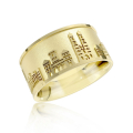 City ring Munich 585 yellow gold