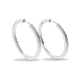 Creole 925 Silbert poliert Scharnier 36 x 3 mm rund