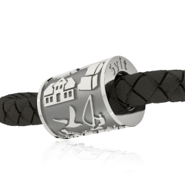 Sylt Jewellery Pendant Tube Silver oxidized