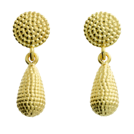 Earring Dots Pampel 585 gold
