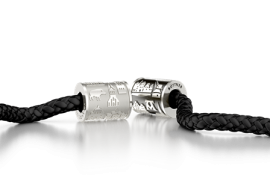 Lüneburg Tube klein Silber oxydiert