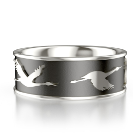 Ring Silber-oxydiert