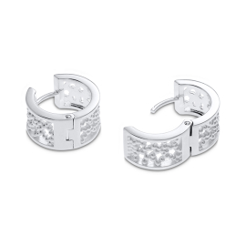 Creole Dots Milchstrasse Silber 15x8mm