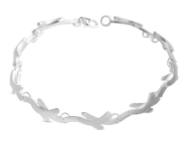 Bracelet silver matt