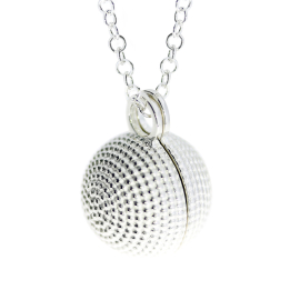 Anhänger Dots Wunschkugel 16mm si hell