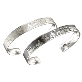 Bamberg Armspange Silber oxydiert