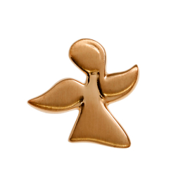 Kleiner Schutzengel vergoldet rosé