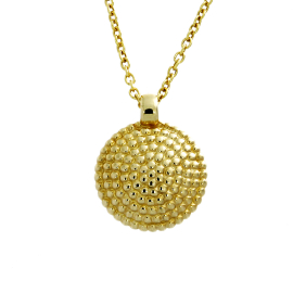Pendant Dots Mini 13 mm silver gold plated