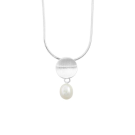 Anhänger Silber Süsswasserperlen Tropfen