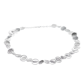 Collier Crease Silber