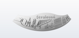 Stralsund Anhänger Silber hell
