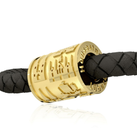 Lübeck Schmuckanhänger Tube Silber vergoldet