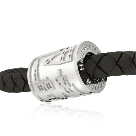 Hamburg Anhänger Tube Silber hell