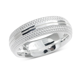 Ring Dots No4 silver light 5 mm