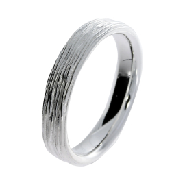 Ring Crease silver light 4 mm