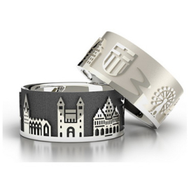 City ring Paderborn silver-oxydised