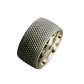 Ring Dots No. 1 Silber oxidiert 10 mm