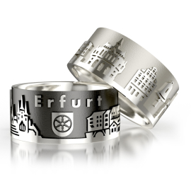 City ring Erfurt silver light