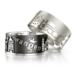 Stadtring Wangen Allgäu Silber-hell