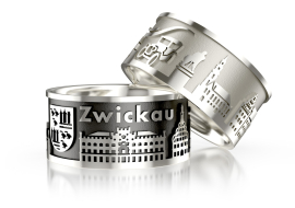 City ring Zwickau silver-oxydised