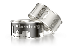 Stadtring Abenberg silber oxydiert