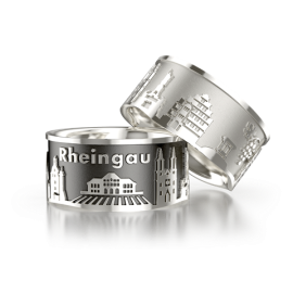 Stadtring Rheingau silber oxydiert