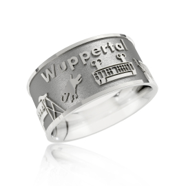 Stadtring Wuppertal silber oxydiert