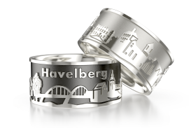 Ring Stadt Havelberg Silber oxidiert