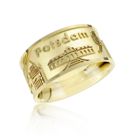 City ring Potsdam 585 yellow gold