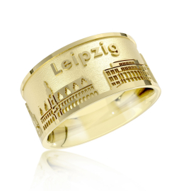 Ring Stadt Leipzig 585 Gelbgold