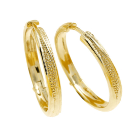 Creole Strandcores si/goldplattiert