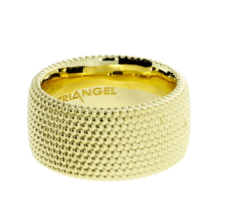 Ring Gold 585 Dots No1 Breite 10 mm