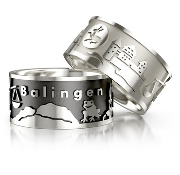 City ring Balingen silver-light Ring size 52