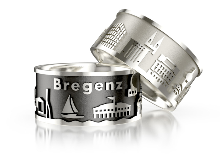 Stadtring Bregenz Silber-hell Ringweite 52