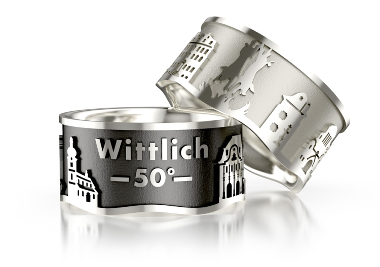 City ring Wittlich silver-oxydised  