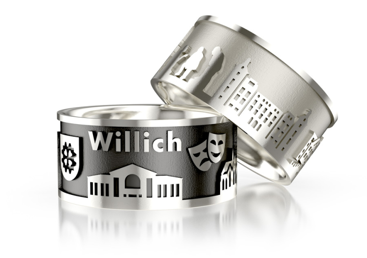 City ring Willich silver-light   Ring size 60