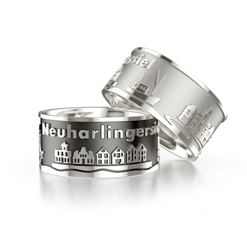 City ring Neuharlingersiel silver-light Ring size 52