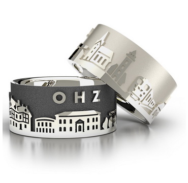 City ring OHZ silver light Ring size 54