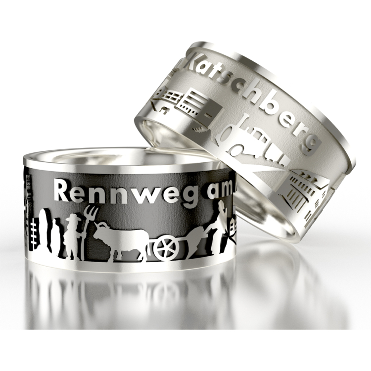 City ring Rennweg am Katschberg silver-light   Ring size 54