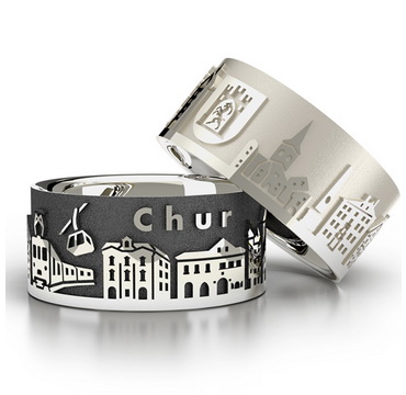 City Ring Chur Silver light Ring size 56