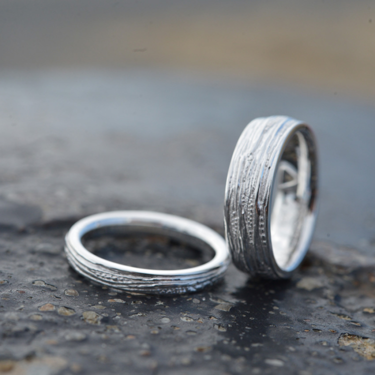 Ring Strandcores silver light 6 mm  