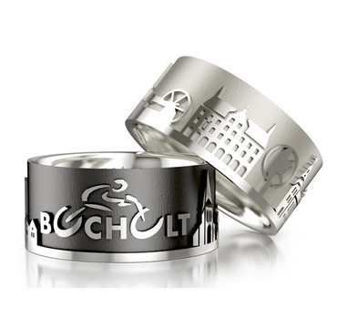 City Ring Bocholt Silver light Ring size UNI