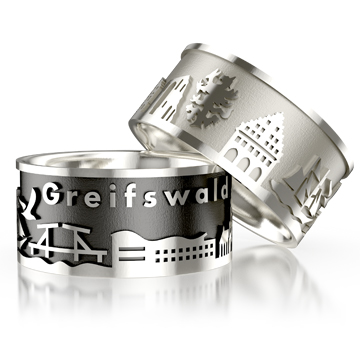 City Ring Greifswald Silver-light Ring size UNI